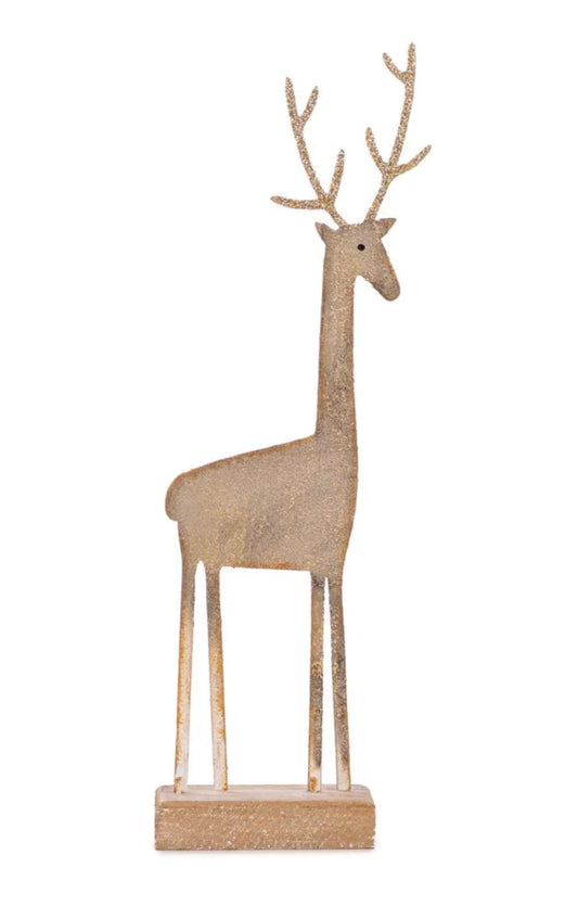 Handmade Christmas Reindeer - 25cm tall